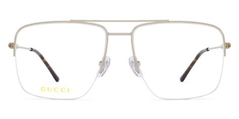 Gucci™ GG1415O Aviator Eyeglasses 